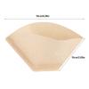 40pcs Cone Coffee Filters, Natural Unbleached Paper Filters, Pour Over Coffee Filters for Coffee Dripper and Drip Coffee Maker(102 6.3 x 3.9") view 2