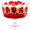 Barski Large Glass Trifle Bowl, with Scallop Design - 9" D - European Beautiful Hand Made Glass - 168 oz (over 5 quarts) Clear view 1