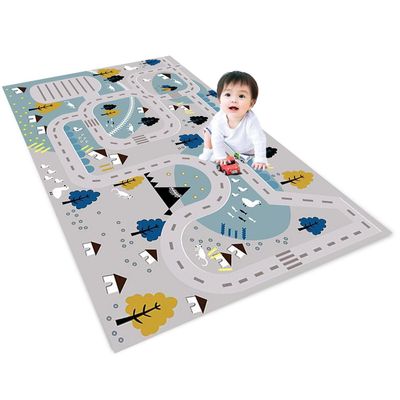 Car Rug Play Mat for Kids,Road Traffic Carpet for Playing Cars Toys, City Life Educational Area Rugs,Race Track Game Mat Children Boy Girl for Children's Room Playroom Nursery 6391inch/160230CM