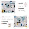 Car Rug Play Mat for Kids,Road Traffic Carpet for Playing Cars Toys, City Life Educational Area Rugs,Race Track Game Mat Children Boy Girl for Children's Room Playroom Nursery 6391inch/160230CM view 3