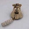 Orca INTERNATIONAL CO.Antique Brass Ship Bell Nautical Hanging Door Bell with Wall Mounted Bracket Gift view 3