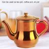 500ml Gooseneck Pour Over Coffee Kettle,Tea Kettle for Stovetop Food Grade Stainless Steel Water Kettle for Tea and Coffee Fast Boiling (magenta) view 2