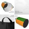 Cloth Hamper - Collapsible Laundry Basket Waterproof - Perfect For Ideal For Clothes Toys Books irish flag view 2