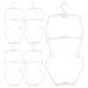 Cabilock 5pcs Boy Girl Hangers Boy Girl Closet Hangers for Clothes Non- Prevent Skidding for Swimwear and Everyday Use view 1