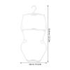 Cabilock 5pcs Boy Girl Hangers Boy Girl Closet Hangers for Clothes Non- Prevent Skidding for Swimwear and Everyday Use view 2