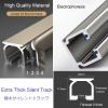 Heavy Curtains Curtain Track Rail 3m 5m 6m, With End Caps Fittings Fixings Gliders, Aluminium Curtain Rail Ceiling Track, Rollers Glide Easy, Room Divider Curtain Tracks And Fittings view 2