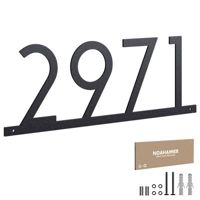 House Numbers, Metal House Numbers for Outside, Personalized Address Number Sign and Street Name Sign Custom House Number Sign, Handmade Metal Address Sign