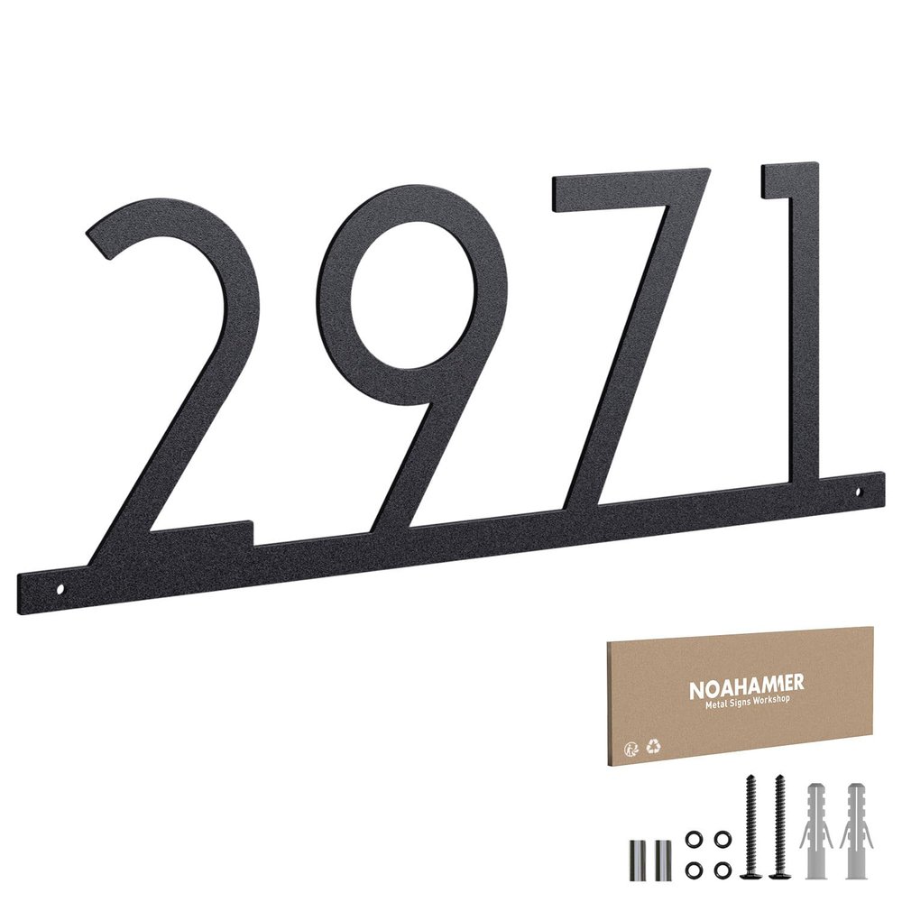 House Numbers, Metal House Numbers for Outside, Personalized Address Number Sign and Street Name Sign Custom House Number Sign, Handmade Metal Address Sign