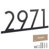 House Numbers, Metal House Numbers for Outside, Personalized Address Number Sign and Street Name Sign Custom House Number Sign, Handmade Metal Address Sign view 1