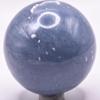 55mm 255g Blue Angelite Angel Stone Carved Sphere Polished Natural Anhydrite Gemstone Crystal Mineral Dcor Ball - Peru + Stand view 2