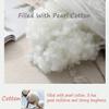 XIEMINLE Sofa Waist Pillow Bedside Cushions Headboard Cushion, Headboard Cushion Backrest for Single Double Bed, King Size Bed Reading Pillow Sofa Cushion with Zipper,60x20x60cm,Silvery view 2
