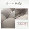 XIEMINLE Sofa Waist Pillow Bedside Cushions Headboard Cushion, Headboard Cushion Backrest for Single Double Bed, King Size Bed Reading Pillow Sofa Cushion with Zipper,60x20x60cm,Silvery view 3