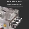 Gastro Fryer Stainless steel 304 Food quality Electronic pulse ignition Non-slip Energy-saving Easy to clean,56x44x35cm view 2