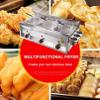 Gastro Fryer Stainless steel 304 Food quality Electronic pulse ignition Non-slip Energy-saving Easy to clean,56x44x35cm view 3