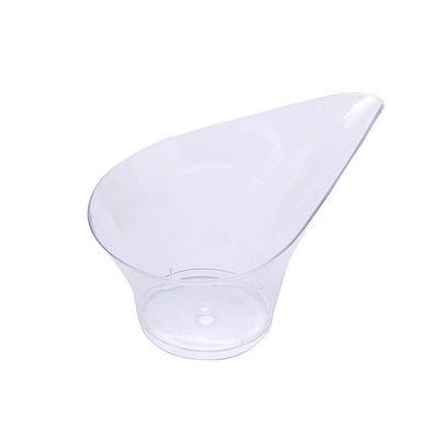 24 Clear 3 oz Disposable Mini Teardrop Plastic Dessert Cups Wedding Party Events Reception Home Tableware Decorations