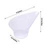 24 Clear 3 oz Disposable Mini Teardrop Plastic Dessert Cups Wedding Party Events Reception Home Tableware Decorations view 2