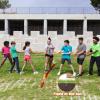 40FT Tug of War Rope,Tug a War Rope,Tug of War Rope Adult with Cotton Rope,10 Medals,2 Flags,Whistle,Ribbon and Storage Bag,Orange ,Field Day Games,Outdoor Games,Family Reunion and Team Building Games view 2
