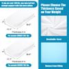 HOMBYS Memory Foam Knee Pillow for Side Sleepers, Leg Pillow for Knee, Separates The Knees for Body Alignment-Between Leg Pillow for Lower Back Pain Relief and Pregnancy Support -(18"x30"x4", White) view 2