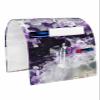 LBCASA Sofa Armrest Organizer Bedside Caddy, Purple Agate Non Slip Couch Remote Control Holder for Recliner, Ombre Marble Texture Modern Abstract Art Arm Chair Caddy with Pocket for Phone, 13''x35'' view 1