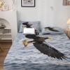 Eagle Sheets Twin XL Size, Bird Animal Bed Sheets, Patterned Bedding Sheets & Pillowcases 3 Piece Set - Soft Microfiber Deep Pocket Fitted Sheet & Flat Sheet & Pillow Case K2-&-139 view 2