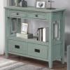 ATGHYURT Console Table,Entry Storage Rustic Sofa Side Table, Sideboard Buffet Cabinet with 4 Drawers & 1 Storage Shelf, Accent Cabine for Living Room, Entryway, Hallway Foyer view 4