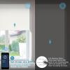 SmartWings Motorized Smart Blinds with Remote, Custom Automatic 100% Blackout Roller Shade Compatible with Alexa/Homekit/Google, Electric Smart Blinds for Indoor Windows, Vinyl Beige view 3