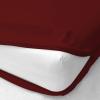 ComfyRight Cot Size Mattress Cover 1000 TC, Zips Around The Mattress Fitted Sheet 10 Inch Deep Pockets/Burgundy view 2