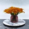 Real Touch Sunset Calla Lily Artificial Flowers - Perfect for Wedding Bouquets and Home Decoration (20pcs) view 3