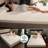 Mattress Topper Queen,10cm/3.9Inch Memory Foam Mattress Topper for Body Support,with Breathable&Removable&Washable Knitted Fabric Cover, Bed Mattress Pad Cooling,White,200x220cm view 2