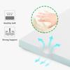 Mattress Topper Queen,10cm/3.9Inch Memory Foam Mattress Topper for Body Support,with Breathable&Removable&Washable Knitted Fabric Cover, Bed Mattress Pad Cooling,White,200x220cm view 4
