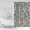TocaHome Waterproof Shower Curtain Set for Bathroom with Hooks, Vintage Sailing Lighthouse Fish Polyester Fabric Shower Curtains Sets Machine Washable Bath Curtain 72"x72" view 3