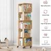 360 Rotating Bookshelf Floor Standing Bookshelf Adult Kids Rack Bookcase Stylish and Beautiful Bookcase Space Saving view 4