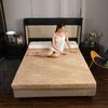 Mattress Topper Queen,10cm/3.9Inch Memory Foam Mattress Topper for Body Support,with Breathable&Removable&Washable Knitted Fabric Cover, Bed Mattress Pad Cooling,Camel,100x190cm view 2