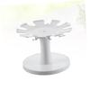Hemoton Cup Dispensing Rack Water Cup Holder Draining Shelf Rotatable Design Plastic Tableware Organizer Elegant Functional view 2