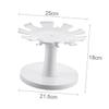 Hemoton Cup Dispensing Rack Water Cup Holder Draining Shelf Rotatable Design Plastic Tableware Organizer Elegant Functional view 4