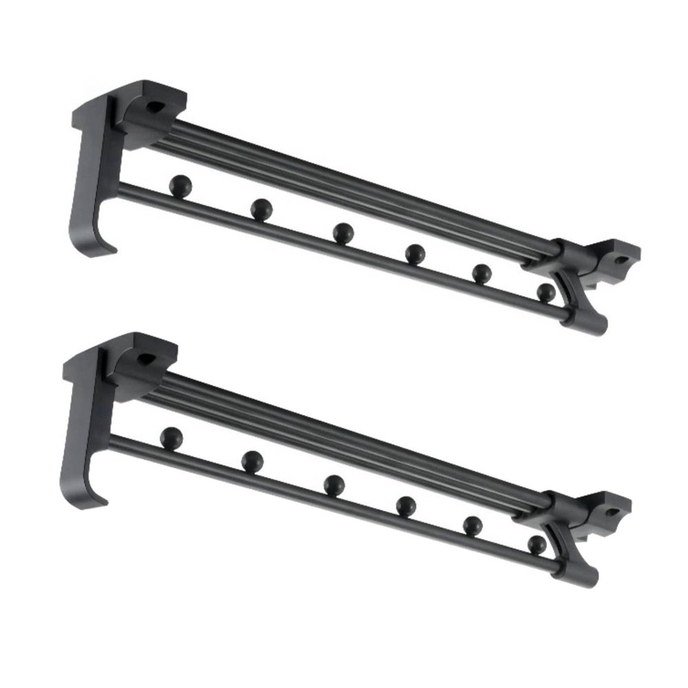 Extendable Pull Out Closet Rod - Wardrobe Pull-Out Trousers Rack, Heavy Duty Extendable Pull Out Closet Rod, Sliding Wardrobe Closet Valet Rod, Adjustable Clothing Organizer Holder ( Size : 40 cm/15.7