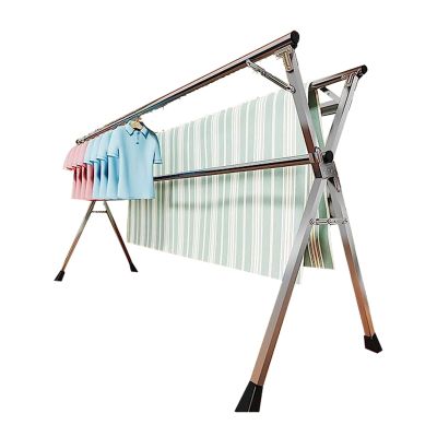 ATYUJKB Clothes Drying Racks for Laundry Foldable, Laundry Room Rack for Hanging Clothes, Clothes Drying Rack Outdoor, Laundry Stand Organizer, Garment Rack Space Saving (200cm/79 in)