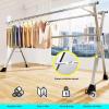 ATYUJKB Clothes Drying Racks for Laundry Foldable, Laundry Room Rack for Hanging Clothes, Clothes Drying Rack Outdoor, Laundry Stand Organizer, Garment Rack Space Saving (200cm/79 in) view 3