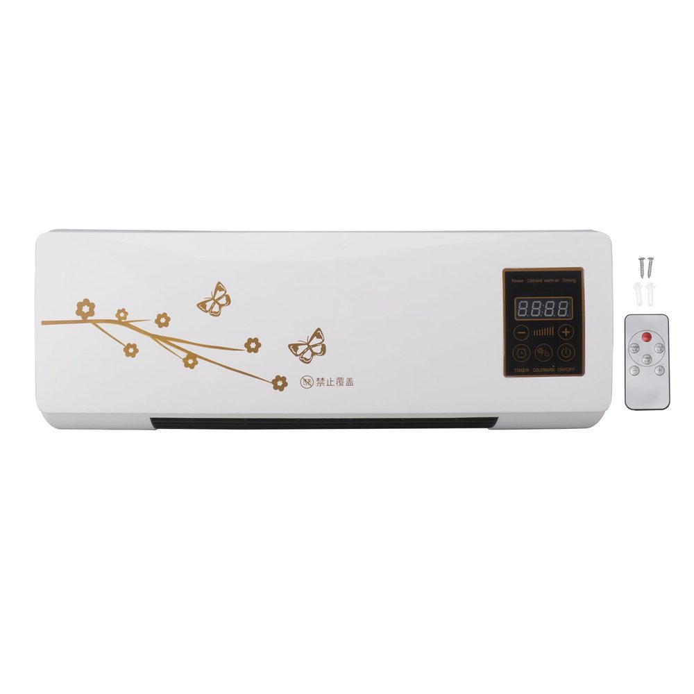 Sonew Wall Mounted Heating Machine, Smart Wall Heater, Dual Use Highly Efficient Wide Angles Mobile Small Air Heater for Home Bedroom Office Indoor Use