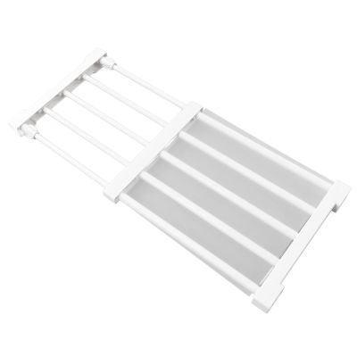 HERCHR Tension Shelf Expandable,Adjustable Shelf Organizer,Closet Organizer Rack Nail Free Cabinet Divider Storage Rack for Wardrobe Cupboard(38-55cm)