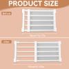 HERCHR Tension Shelf Expandable,Adjustable Shelf Organizer,Closet Organizer Rack Nail Free Cabinet Divider Storage Rack for Wardrobe Cupboard(38-55cm) view 2