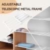 HERCHR Tension Shelf Expandable,Adjustable Shelf Organizer,Closet Organizer Rack Nail Free Cabinet Divider Storage Rack for Wardrobe Cupboard(38-55cm) view 4