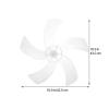 Housoutil Replacement Fan Blades for Floor Fan for Household Easy to Detach and Install view 2
