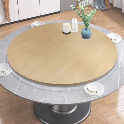 Dining Table Rotating Serving Plate Round Wooden Rotating Tray, 20" 24" 28" 32" 36" 39" Tabletop Lazy Susan Turntable, For Passing Things Around The Dinner Table