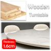 Dining Table Rotating Serving Plate Round Wooden Rotating Tray, 20" 24" 28" 32" 36" 39" Tabletop Lazy Susan Turntable, For Passing Things Around The Dinner Table view 3