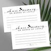 BELATASO Share a Memory or Words of Love, Pack of 50 Cards for Weddings, Showers, Birthdays, Celebration of Life, Funeral, Retirement, Going Away, and Graduation Memories. view 2