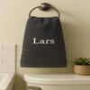 2 Pieces Personalised Bath Towel and Hand Towel with Name Beautifully Embroidered Name Custom Towel 2 Pack Cotton Towel Set Personalized Gift (Graphite) view 2