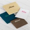 2 Pieces Personalised Bath Towel and Hand Towel with Name Beautifully Embroidered Name Custom Towel 2 Pack Cotton Towel Set Personalized Gift (Graphite) view 3