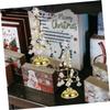 Golden Iron Art Crystal Christmas Tree Night Light, Desktop Ornament view 3