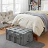 DormCo The Iron Brick Trunk - STRONGEST Trunk - Gray view 2